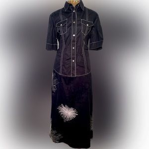 Harve Benard blouse and skirt